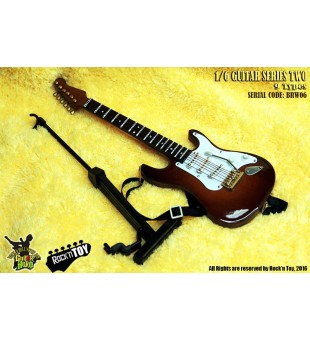 1/6 Western Instrument Electric Guitar Brwon  Color / 1比6 西方樂器 電吉他 啡白色