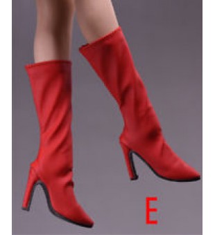 *Red Long High Heels Boots / 紅色長靴高跟鞋 17XZ-E