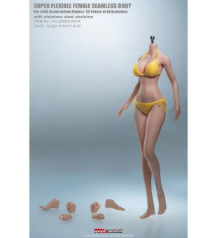 TBLeague S37A 1/6 Female Phicen Body Flexible Pale Big Breast / 白膚色 大胸女素體
