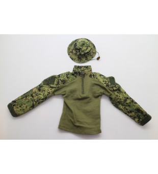 Army Camouflage Uniform And Jungle Hat / 軍隊迷彩制服及帽子