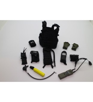 Vest with Parts (Bag, Radio Head Set) / 背心裝備套裝 (袋子,耳機套裝)