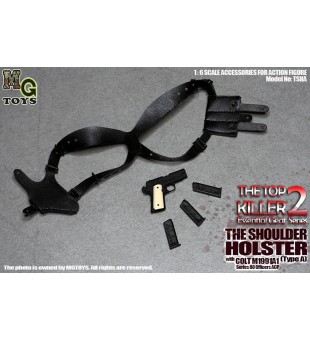 MGTOYS 1/6 The Shoulder Holster with Colt M1991A1 (Type A) / 1比6胸鎗掛連Colt M1991A1 (A款)