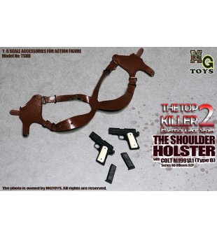 MGTOYS 1/6 The Shoulder Holster with Colt M1991A1 (Type B) / 1比6胸鎗掛連Colt M1991A1 (B款)
