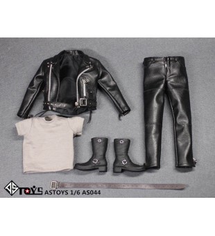 ASTOYS 1/6 Punk Leather Jacket Clothes AS044 Set / Punk 皮褸set 