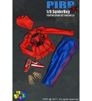PIRP 1/6 SpiderBoy Fighting Arena Set / 1比6 蜘蛛小子擂台戰衣套裝 