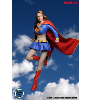 *Super Duck 1/6 Supergirl Clothing & Accessory Set B / 女超人套裝 013-B