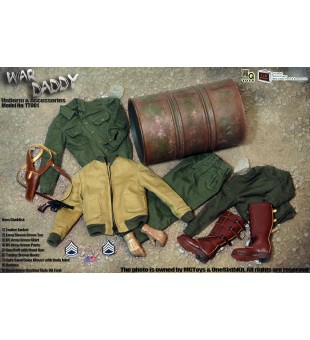 MGTOYS X OSK 1/6 WAR DADDY Clothes Set / 1比6 二戰美軍坦克兵衣服套裝